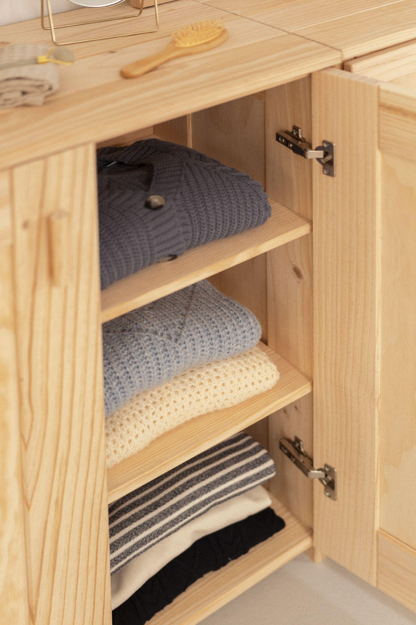 Imagen de ambiente 2 para:Armario aparador de madera natural